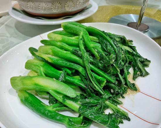 Stir Fried Chinese Kale with Ginger and Wine（薑汁白酒炒芥蘭）
